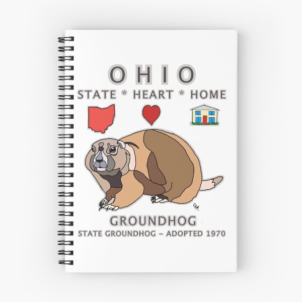 Item preview, Ohio - Groundhog - State, Heart, Home - State Symbols designed and sold by Colleen Macomber.