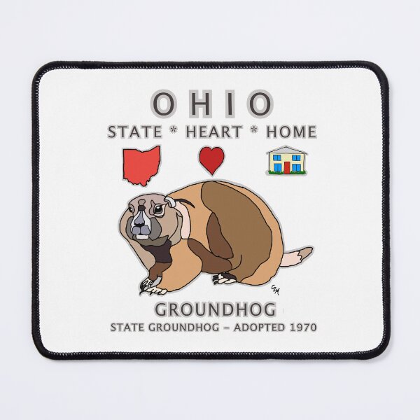 Item preview, Ohio - Groundhog - State, Heart, Home - State Symbols designed and sold by Colleen Macomber.