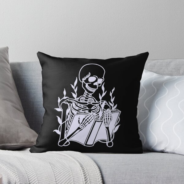 Item preview, Skeleton Reading Book with Vines Growing Lavender Blue designed and sold by Ninjakandy.