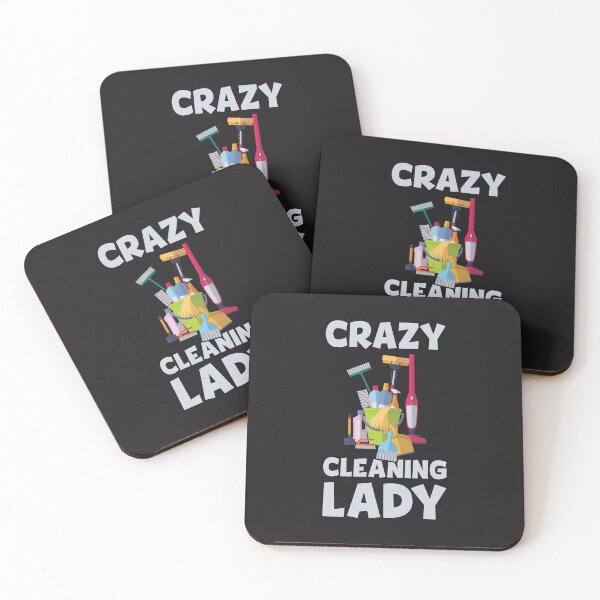 Item preview, Cleaning Craziness: Crazy Cleaning Lady T-Shirt designed and sold by Rebekkahsdesign.