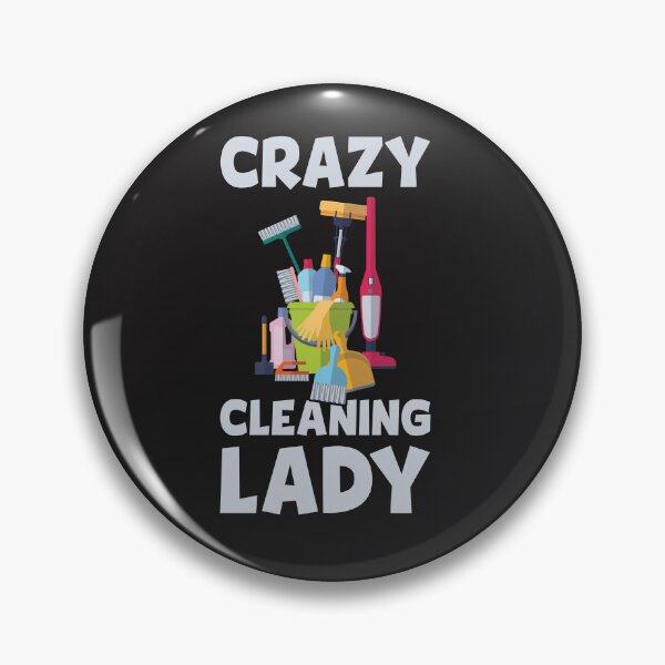 Item preview, Cleaning Craziness: Crazy Cleaning Lady T-Shirt designed and sold by Rebekkahsdesign.