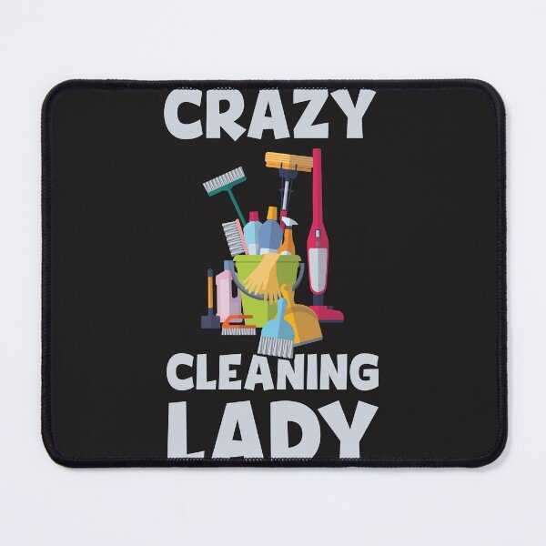 Item preview, Cleaning Craziness: Crazy Cleaning Lady T-Shirt designed and sold by Rebekkahsdesign.