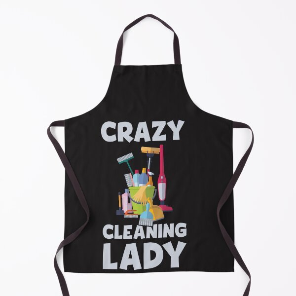 Item preview, Cleaning Craziness: Crazy Cleaning Lady T-Shirt designed and sold by Rebekkahsdesign.