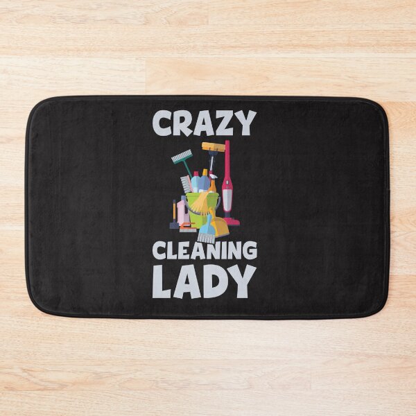 Item preview, Cleaning Craziness: Crazy Cleaning Lady T-Shirt designed and sold by Rebekkahsdesign.