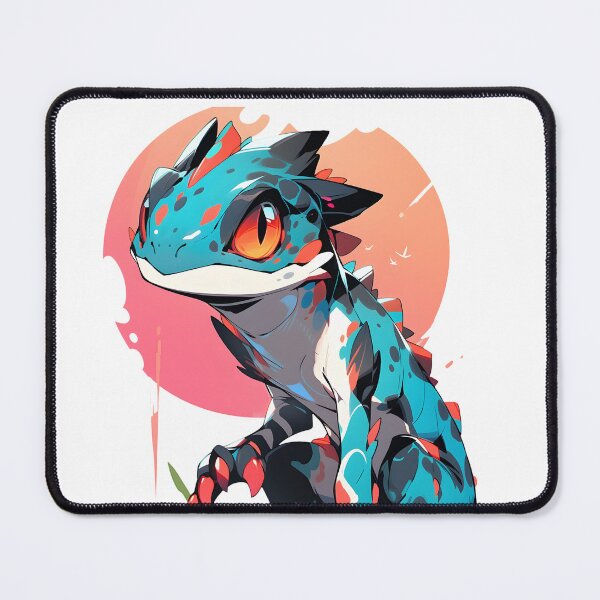 Item preview, Bright blue lizard! - fantasy reptile designed and sold by HydraDreams.