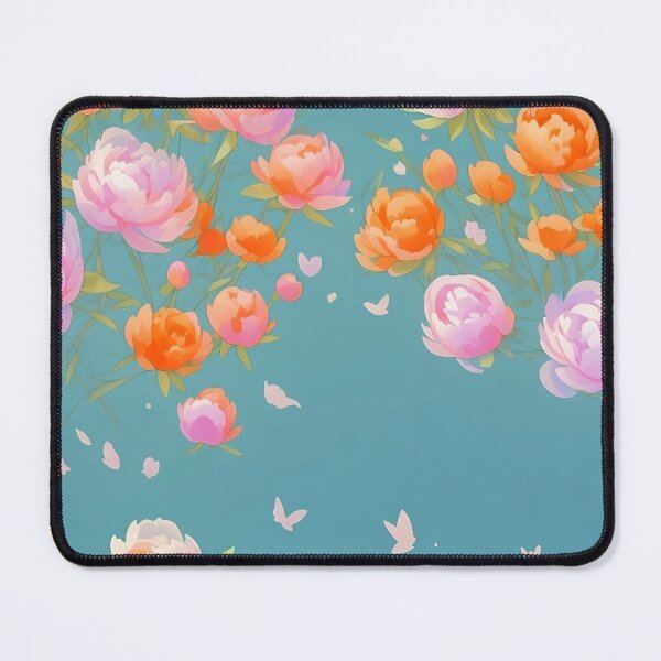 Item preview, Peonies in the wind pattern designed and sold by elearah1.