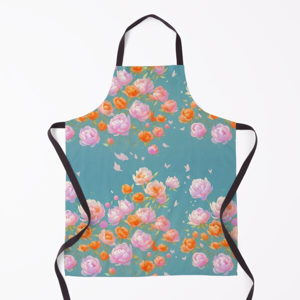 Item preview, Peonies in the wind pattern designed and sold by elearah1.