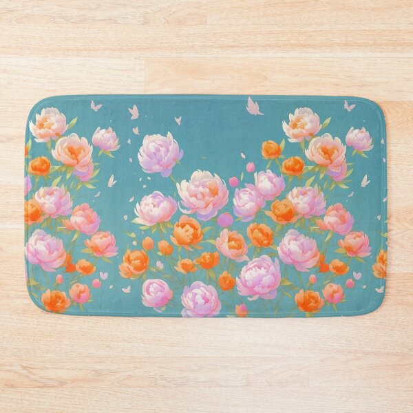 Item preview, Peonies in the wind pattern designed and sold by elearah1.