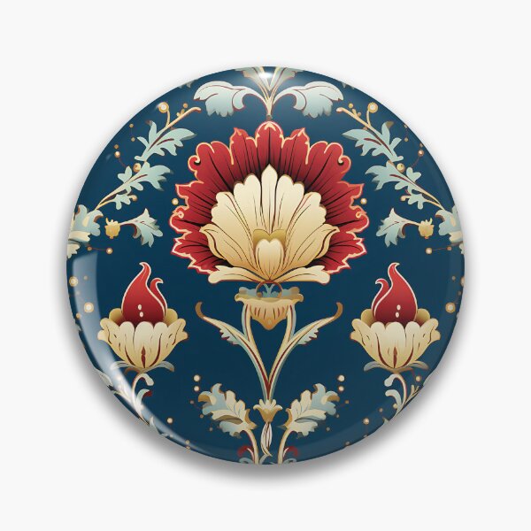 Artikelvorschau, Ethnisches osmanisches Palast-Wildblumen-Stoffmuster entworfen und verkauft von Ottoman Palace Designs.