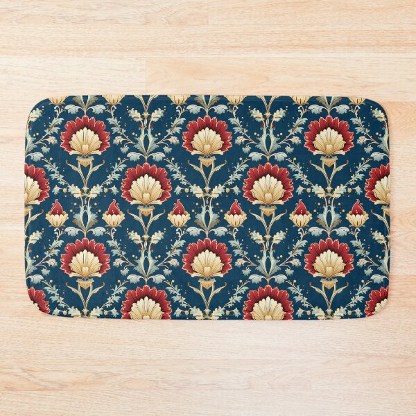 Item preview, Ethnic Ottoman Palace Wildflower Fabric Pattern designed and sold by Ottoman Palace Designs.