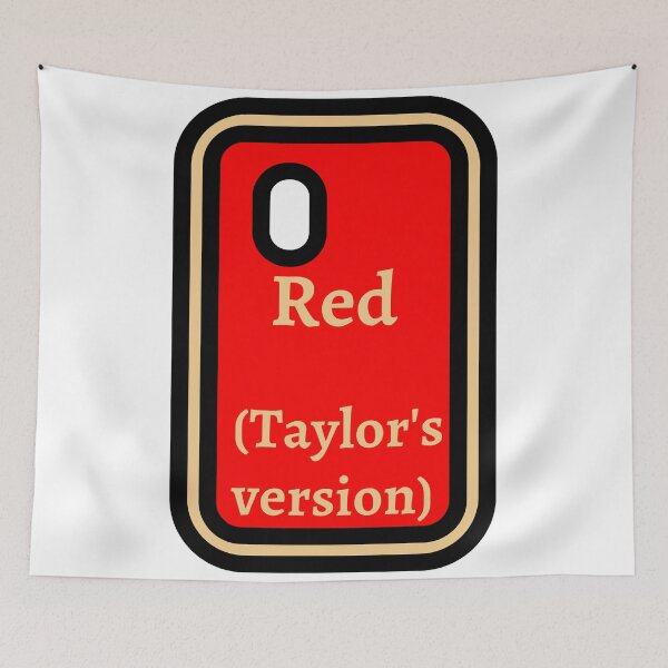 Item preview, Red (Taylor's version) phone designed and sold by broadwaygirl142.