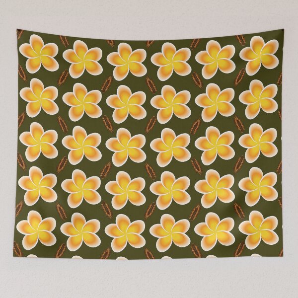 Item preview, Luminous Blooms - Orange Neon Flowers Patterns | Vibrant Floral Radiance designed and sold by OrangeMG.