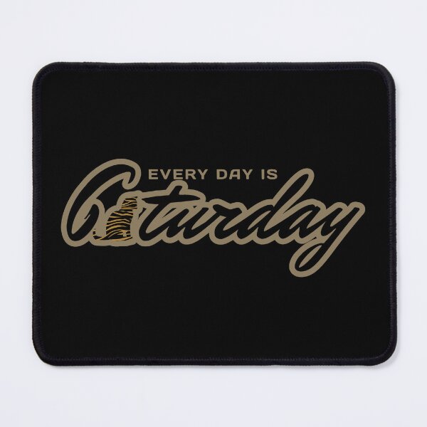 Item preview, Every Day Is Caturday Tiger Stripe designed and sold by ViewerEqualsPhoton.
