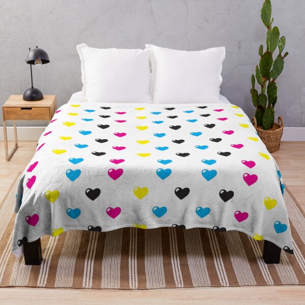 Item preview, CMYK Hearts designed and sold by DrunkenHoliday.