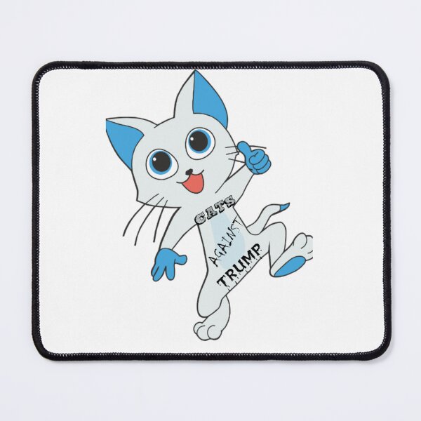 Item preview, CATS AGAINST TRUMP STICKERS AND T-SHIRTS designed and sold by Nyome Afrique Art & Designs .