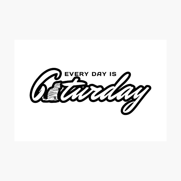 Item preview, Every Day Is Caturday Tiger  designed and sold by ViewerEqualsPhoton.
