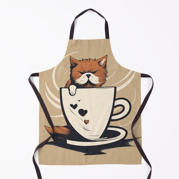 Item preview, Adorable Cat in a Coffee Mug: Purrfectly Cozy and Cute designed and sold by SafiannaSpace.