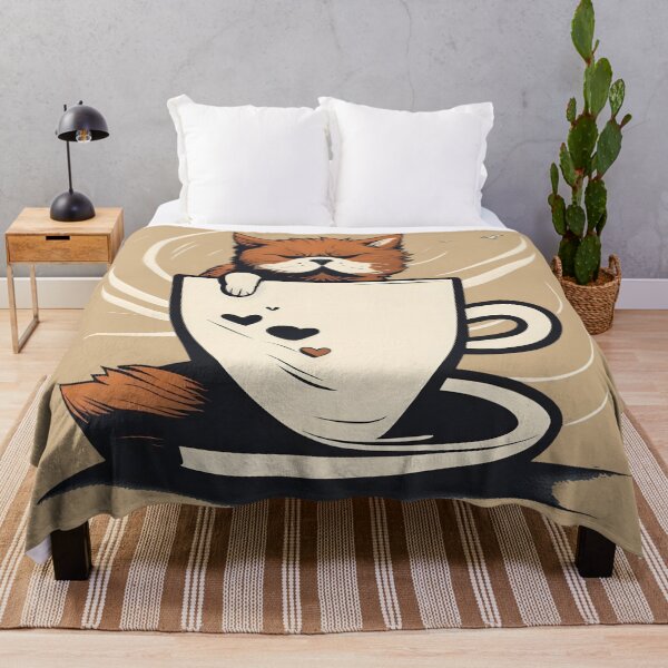 Item preview, Adorable Cat in a Coffee Mug: Purrfectly Cozy and Cute designed and sold by SafiannaSpace.