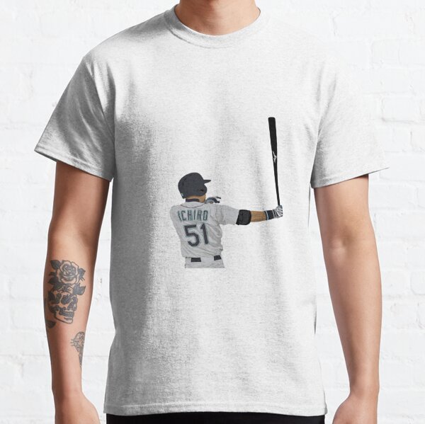 Nike Ichiro Suzuki Big Face Logo Seattle Mariners Baseball Tee Shirt -  Culture Source