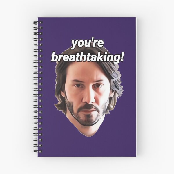 Item preview, keanu reeves you're breathtaking! 	 designed and sold by xhdnklaja89.