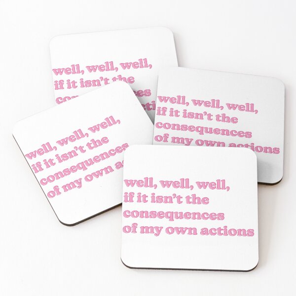 Item preview, well well well, if it isnt the consequences of my own actions Sticker designed and sold by sokoi.