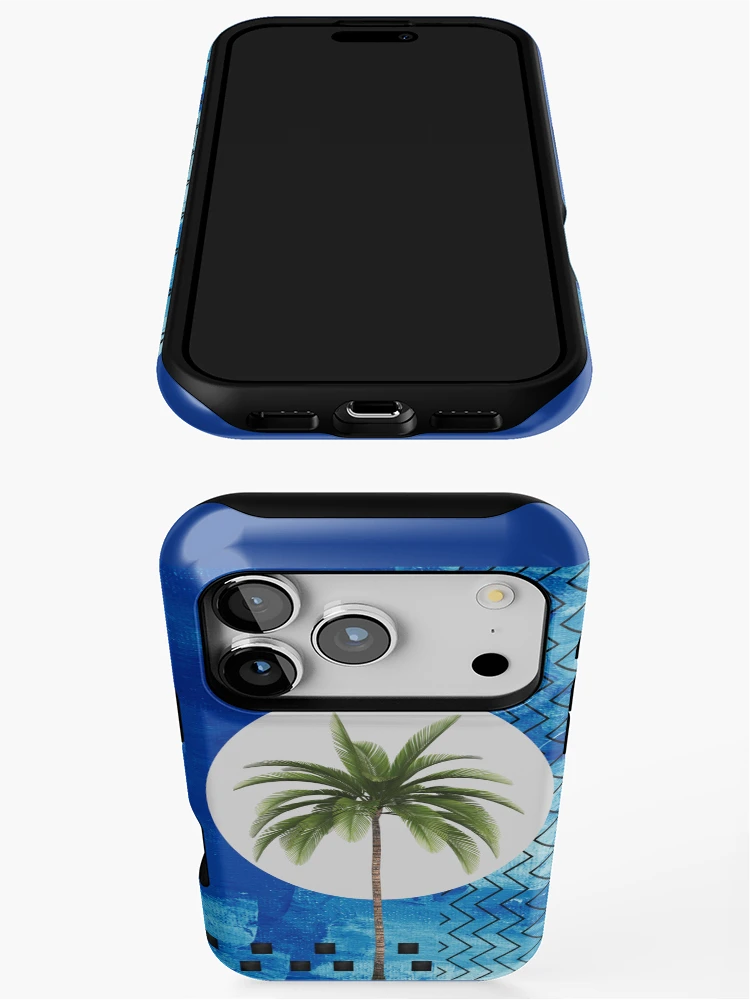 Thumbnail 3 of 4, iPhone Case, Abstract Palm Tree designed and sold by RagWeasel.