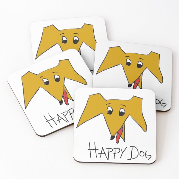 Item preview, Happy Dog designed and sold by StrawberryUnicornCo.