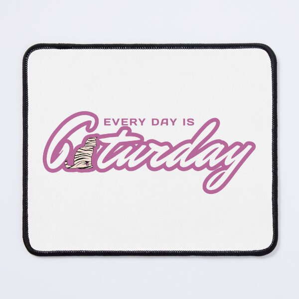 Item preview, Every Day Is Barbie Caturday Tiger Stripe designed and sold by ViewerEqualsPhoton.