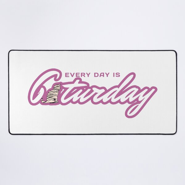 Item preview, Every Day Is Barbie Caturday Tiger Stripe designed and sold by ViewerEqualsPhoton.