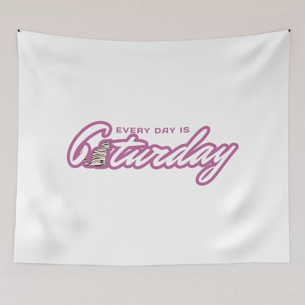 Item preview, Every Day Is Barbie Caturday Tiger Stripe designed and sold by ViewerEqualsPhoton.