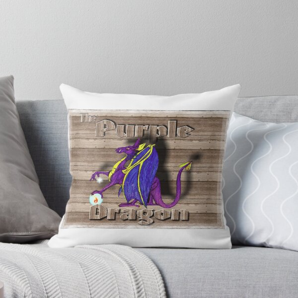 Item preview, Purple Dragon Pub Sign designed and sold by PlaidRat.