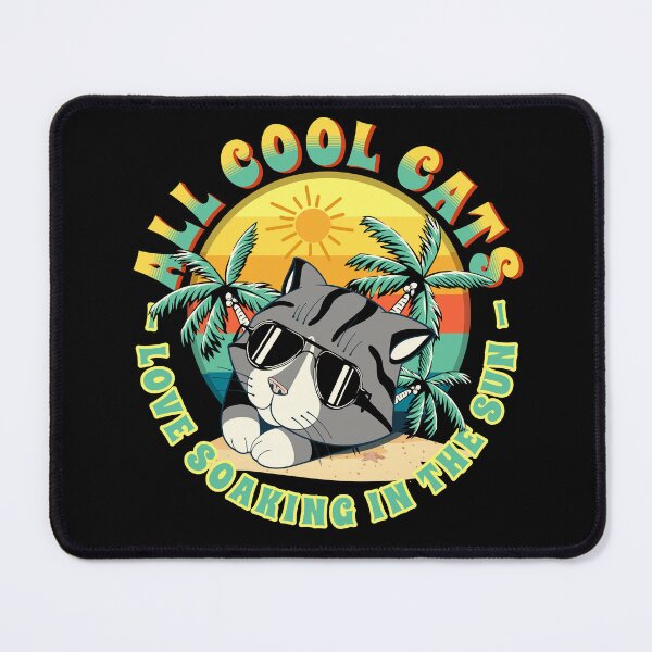 Item preview, Cool Cat Summer at the Beach Gift designed and sold by InkyGenies.