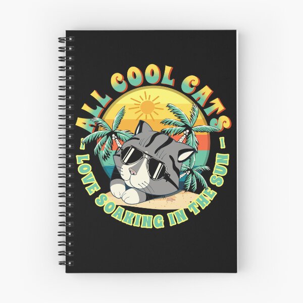 Item preview, Cool Cat Summer at the Beach Gift designed and sold by InkyGenies.