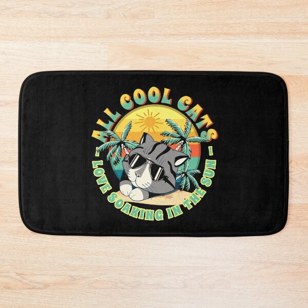 Item preview, Cool Cat Summer at the Beach Gift designed and sold by InkyGenies.