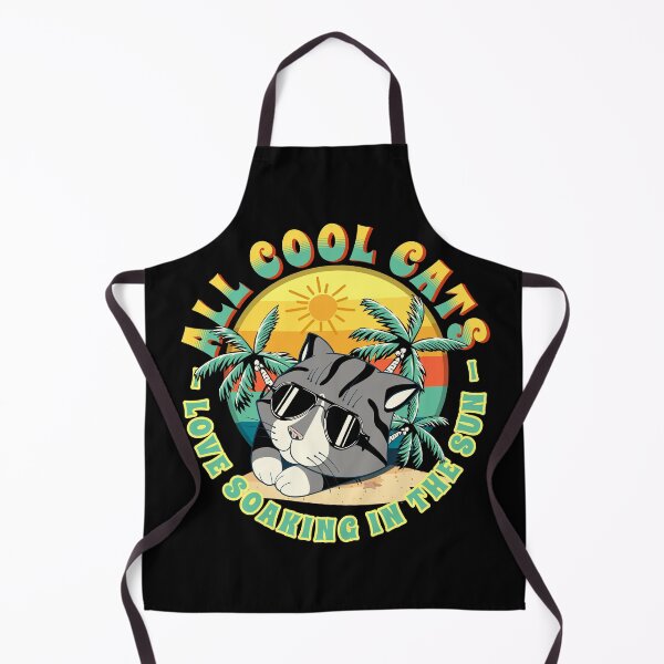 Item preview, Cool Cat Summer at the Beach Gift designed and sold by InkyGenies.