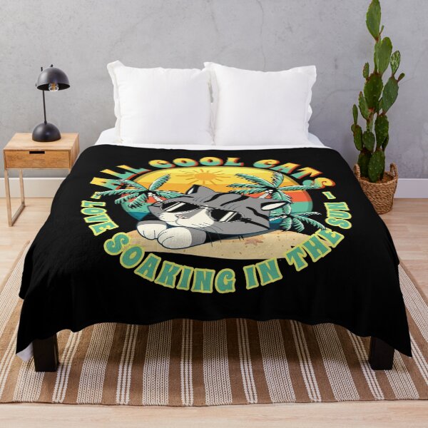 Item preview, Cool Cat Summer at the Beach Gift designed and sold by InkyGenies.