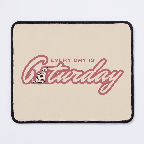 Item preview, Copy of Every Day Is Caturday Tiger Stripe designed and sold by ViewerEqualsPhoton.