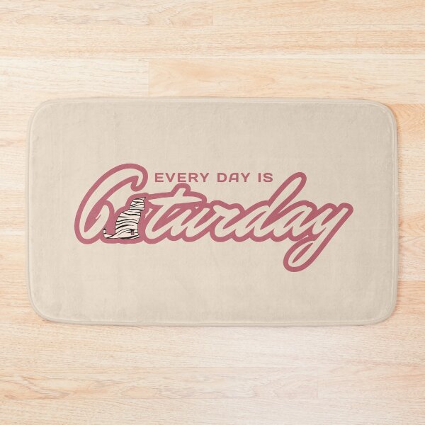 Item preview, Copy of Every Day Is Caturday Tiger Stripe designed and sold by ViewerEqualsPhoton.