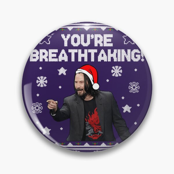 Item preview, Keanu Reeves Youre Breathtaking Christmas  	 designed and sold by xhdnklaja89.
