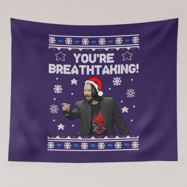 Item preview, Keanu Reeves Youre Breathtaking Christmas  	 designed and sold by xhdnklaja89.