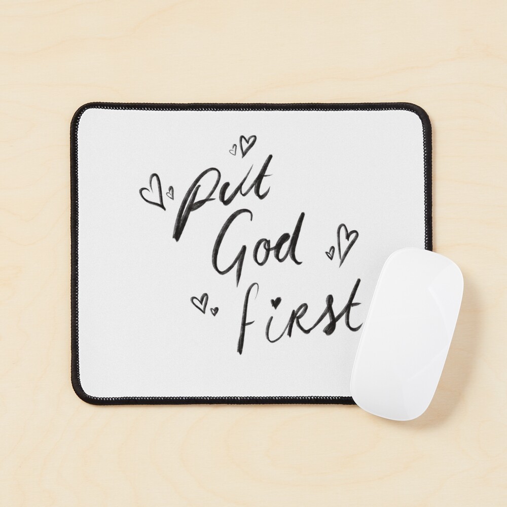 Christian Quote - Put God First
