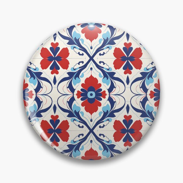 Artikelvorschau, Ethnisches osmanisches Palastfliesenmuster entworfen und verkauft von Ottoman Palace Designs.