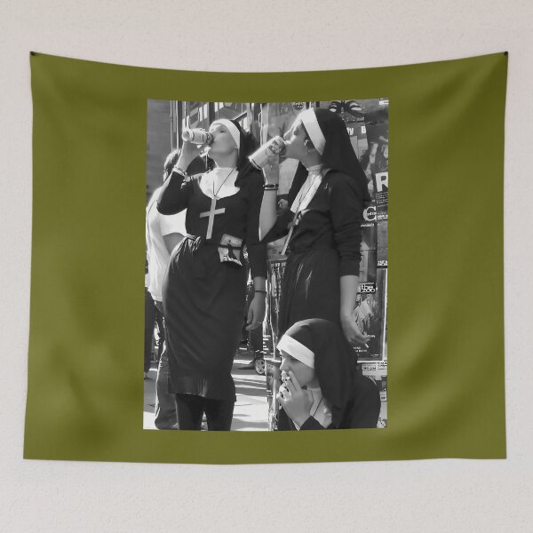 Item preview, Monjas bebiendo Lámina fotográfica designed and sold by qxfaxkzeun85.
