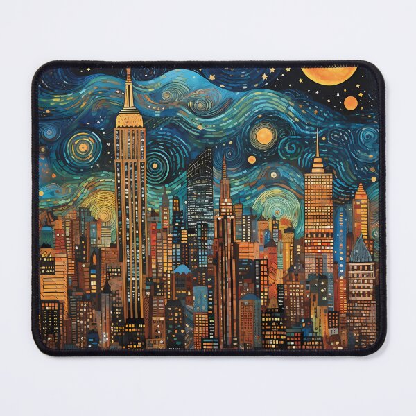 Item preview, New York by night : Aboriginal Art illustration designed and sold by DigitArtisan.