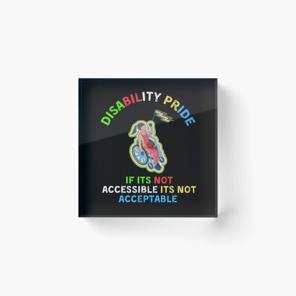 Item preview, Disability Pride Flag designed and sold by WoodburyLake.