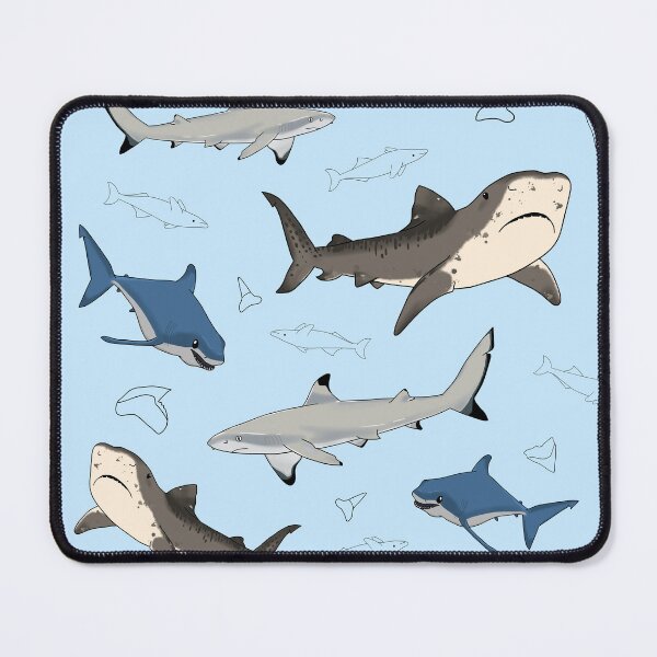 Item preview, Shark Trio 2 Pattern designed and sold by Trifles and Tricksters .