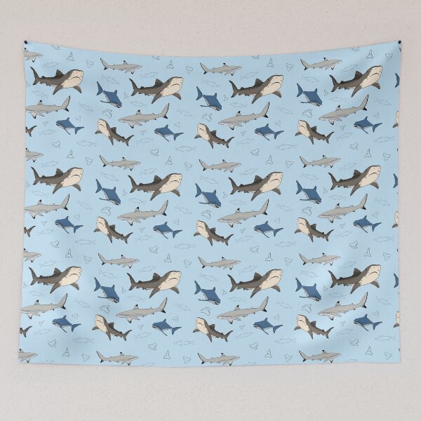 Item preview, Shark Trio 2 Pattern designed and sold by Trifles and Tricksters .