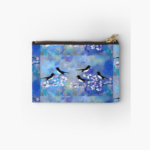 Item preview, Gray Blue and Purple Willie Wagtails designed and sold by CateJacobs.