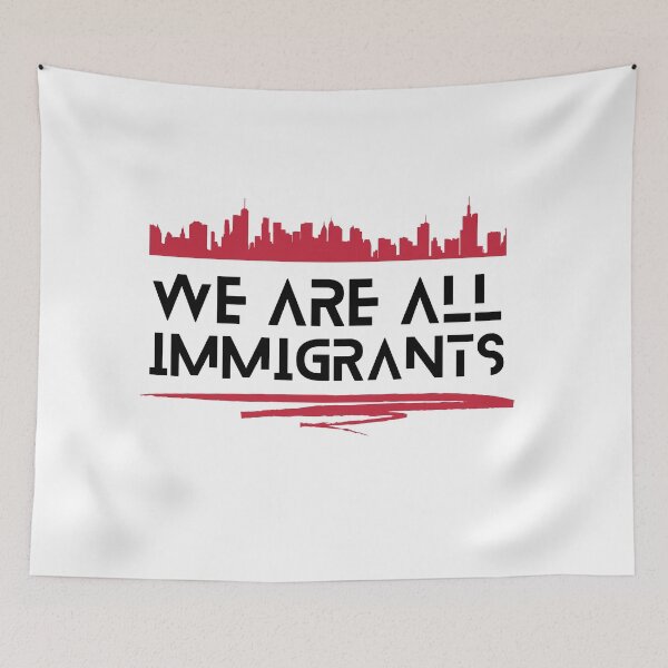 Item preview, We are all Immigrants designed and sold by Hiremeamerica.