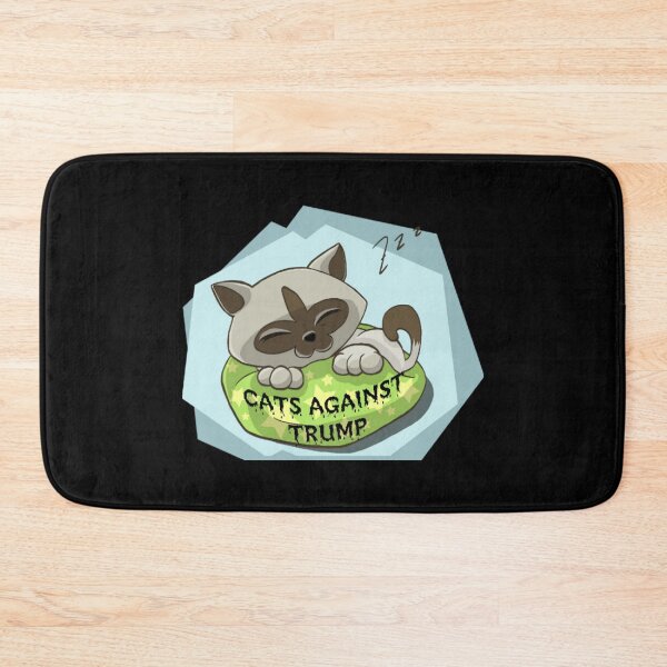 Item preview, CATS AGAINST TRUMP STICKERS AND T-SHIRTS  designed and sold by Nyome Afrique Art & Designs .